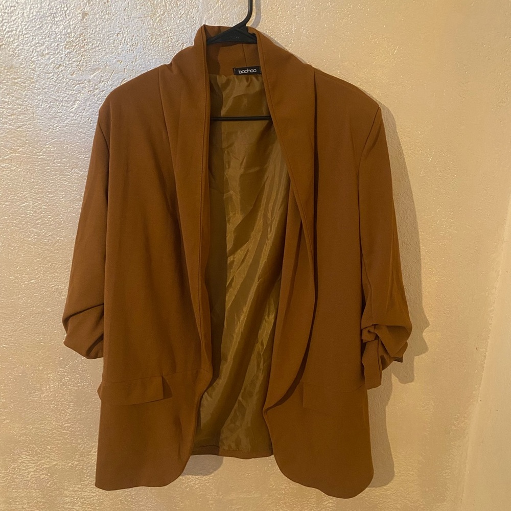 Brown Oversized Blazer